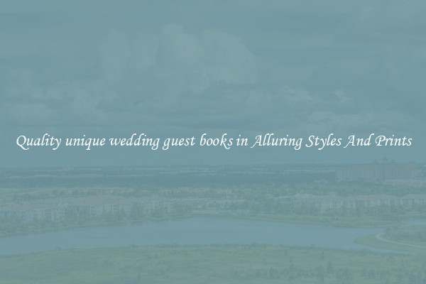 Quality unique wedding guest books in Alluring Styles And Prints