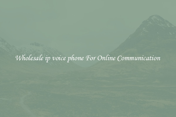 Wholesale ip voice phone For Online Communication 