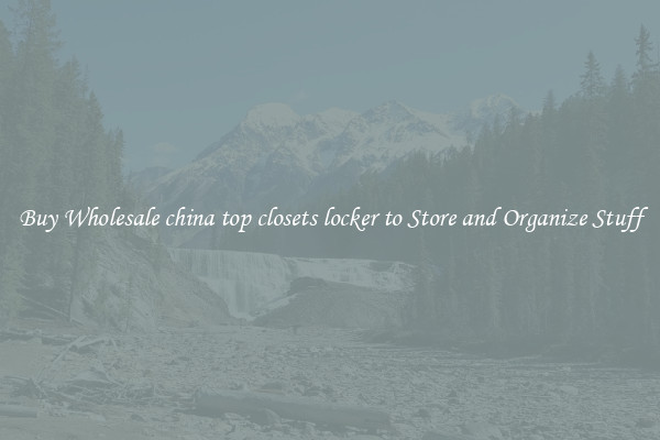 Buy Wholesale china top closets locker to Store and Organize Stuff