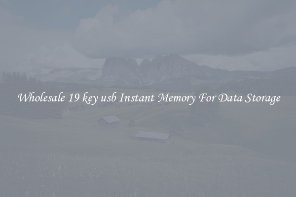 Wholesale 19 key usb Instant Memory For Data Storage
